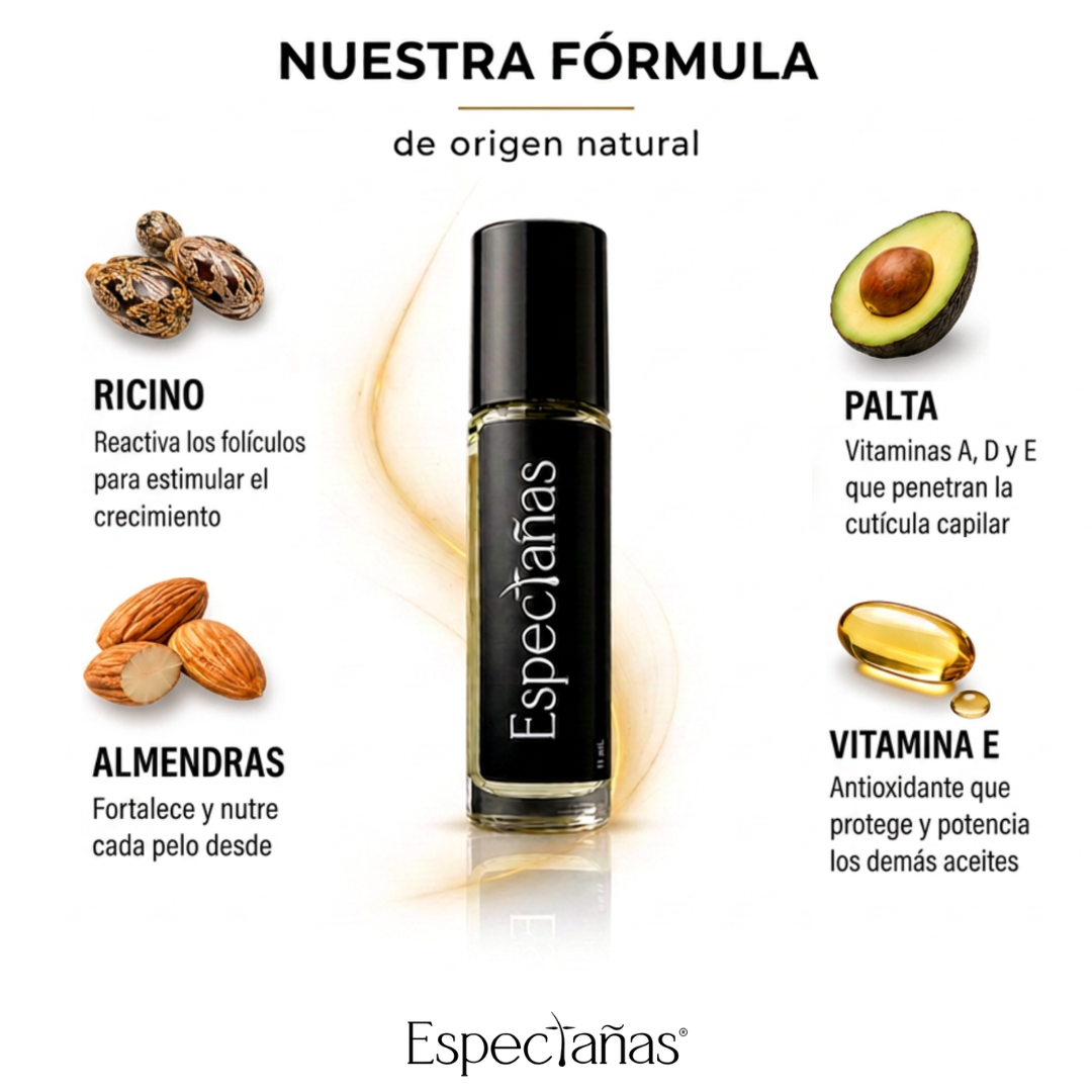 Espectañas® — Tratamiento Natural Activador de Crecimiento para Pestañas y Cejas