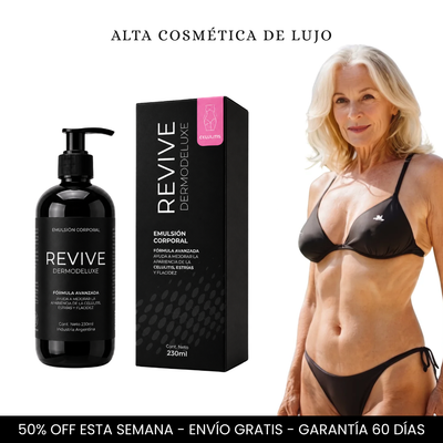 DERMODELUXE – Emulsión Corporal Anticelulitis, Antiflacidez y Efecto Drenante