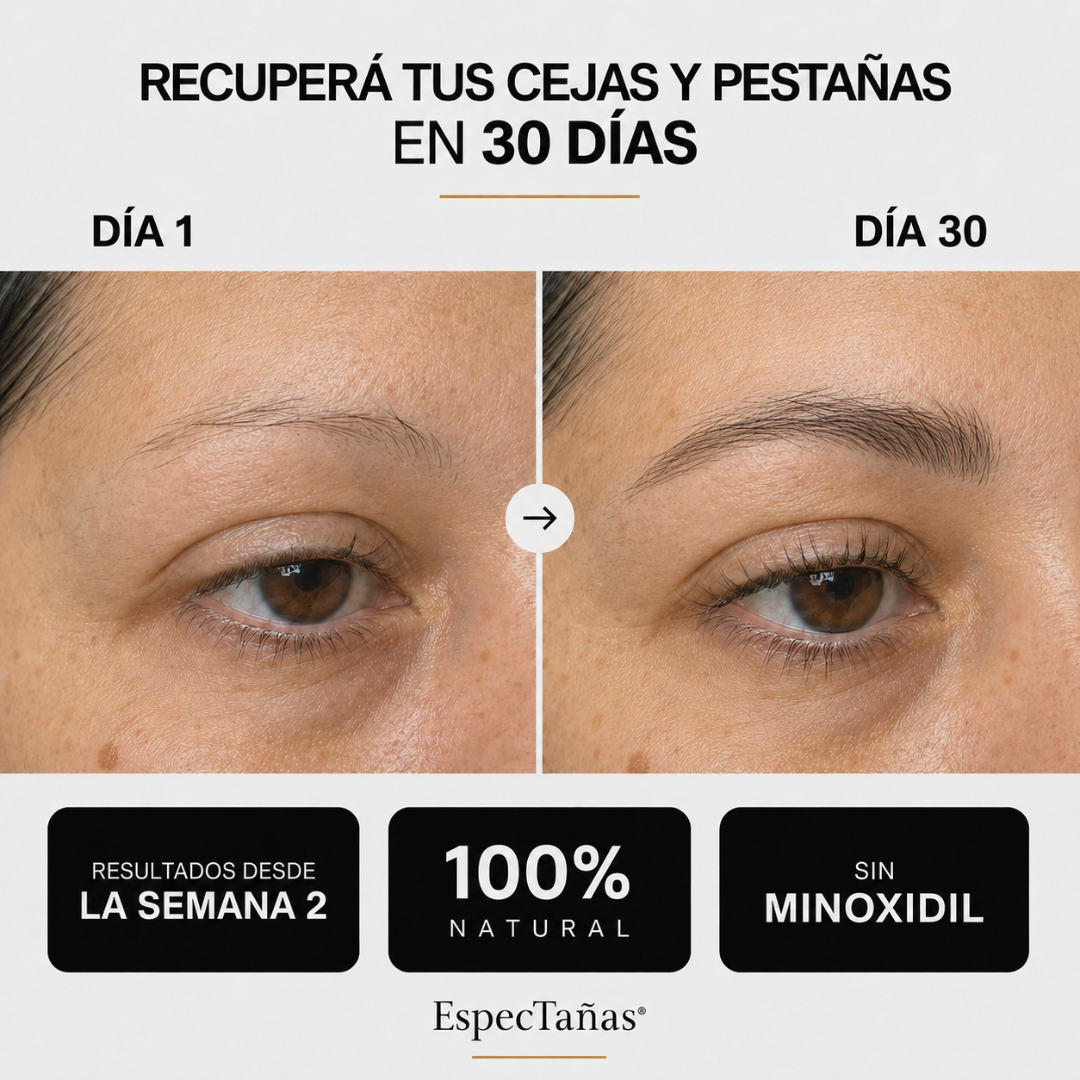 Espectañas® — Tratamiento Natural Activador de Crecimiento para Pestañas y Cejas