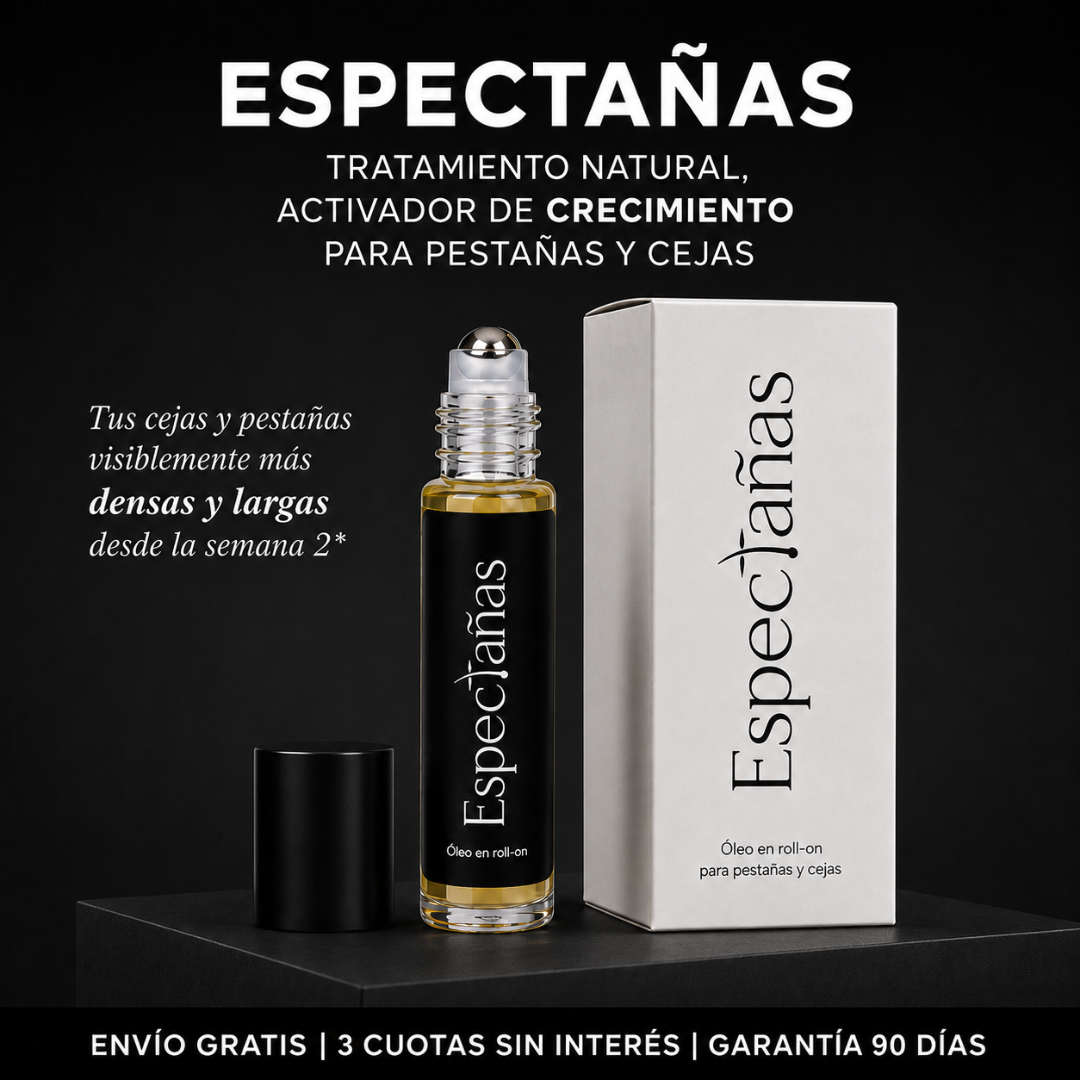 Espectañas® — Tratamiento Natural Activador de Crecimiento para Pestañas y Cejas