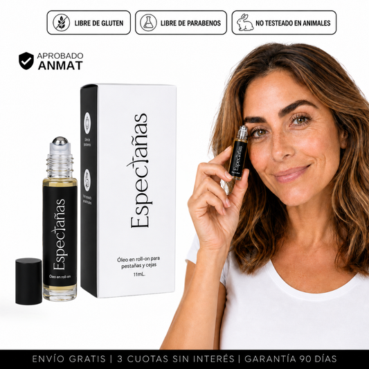 Espectañas® — Tratamiento Natural Activador de Crecimiento para Pestañas y Cejas