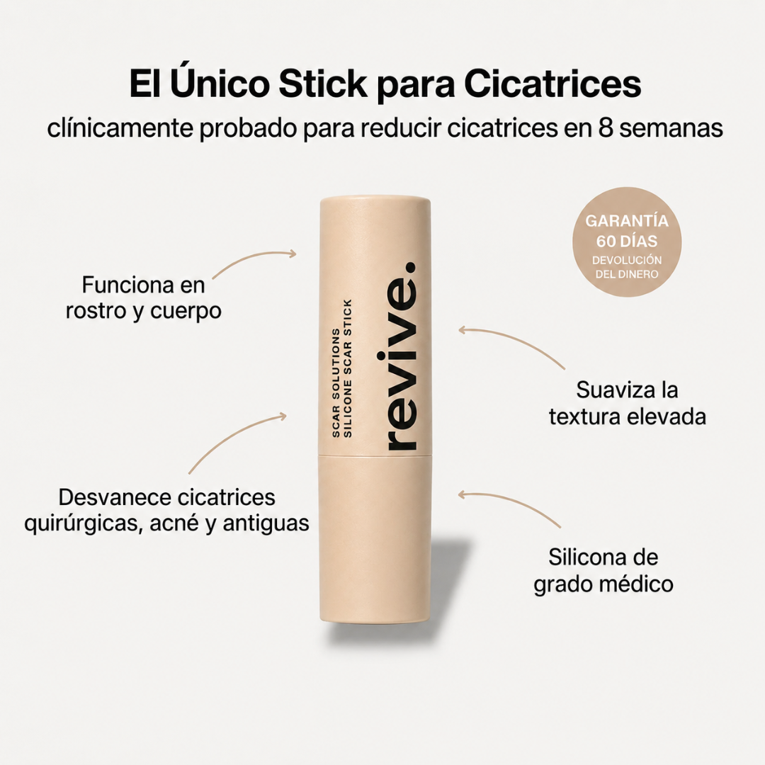 Stick Reparador de Cicatrices con Silicona - revive.